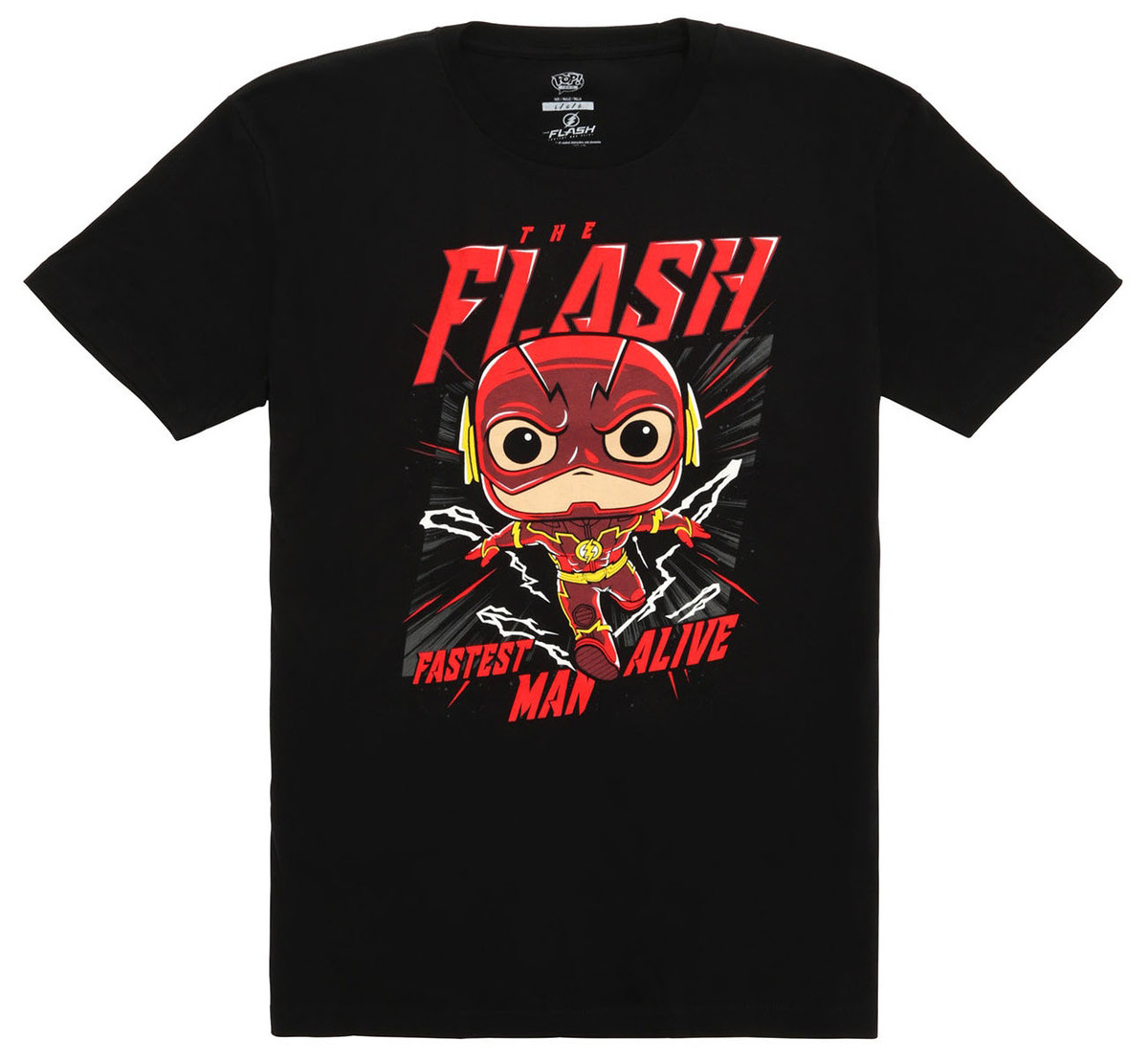 Funko Pop! Tees #713 Flash POP! Vinyl & T-Shirt Box Set - Exclusive Import - New, Mint XL