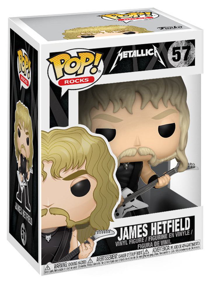 Funko POP! Rocks Metallica #57 James Hetfield - New, Mint Condition | eBay