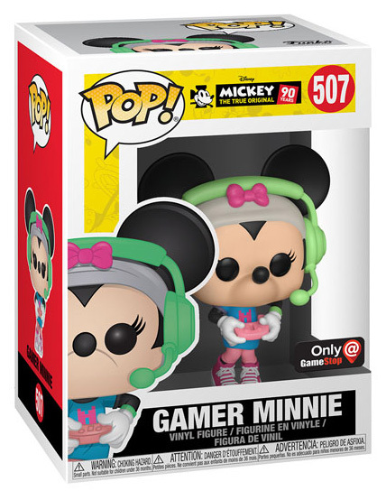 gamer minnie funko pop