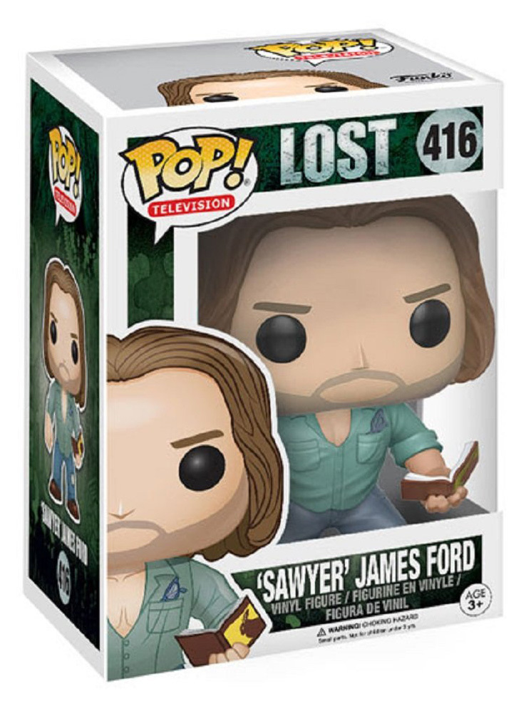 New Official FUNKO POP TV Lost Sawyer James FORD #416 Vinyl Figure