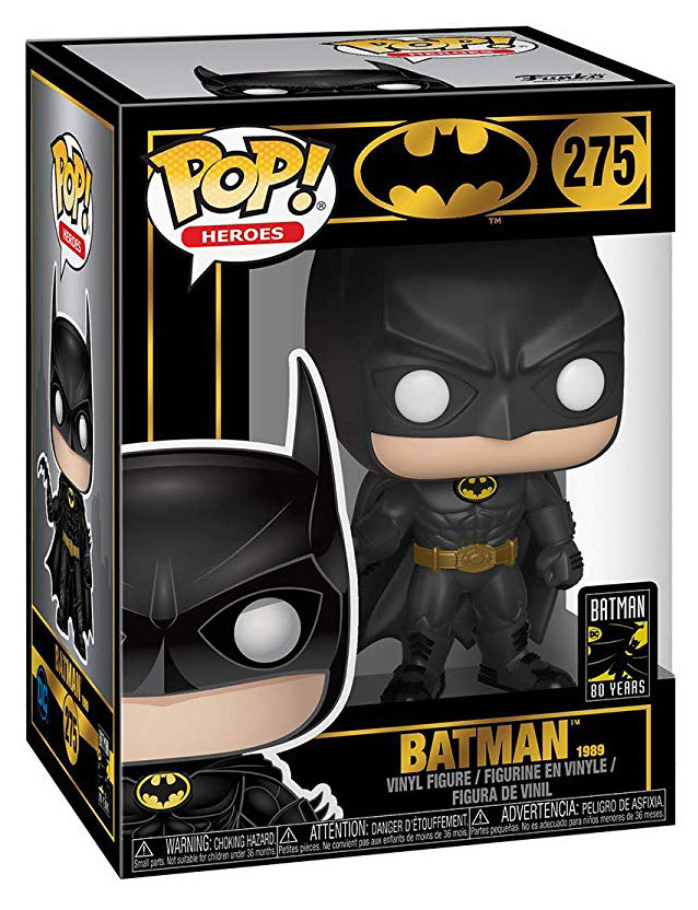 No Details about   Heroes Funko Pop Batman 80th Anniversary Batman 1989 275 