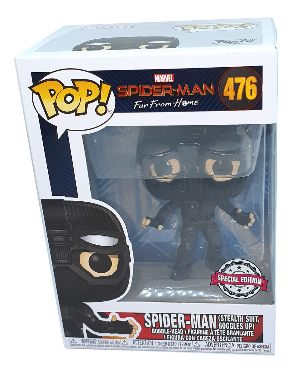 Funko Pop Spider-man Far From Home Target 476 Stealth Suit Goggles up for sale online 