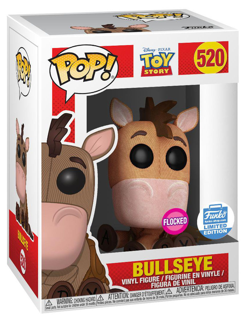 toy story bullseye flocked funko pop