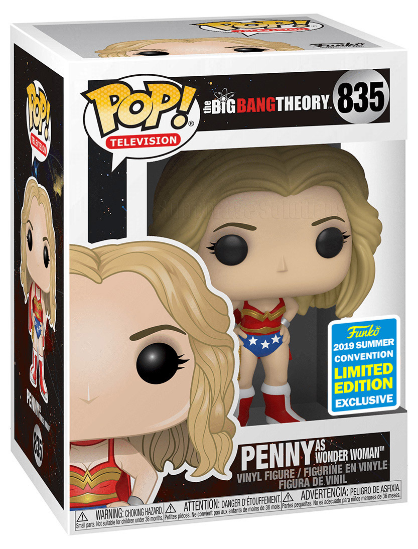 penny as wonder woman funko pop