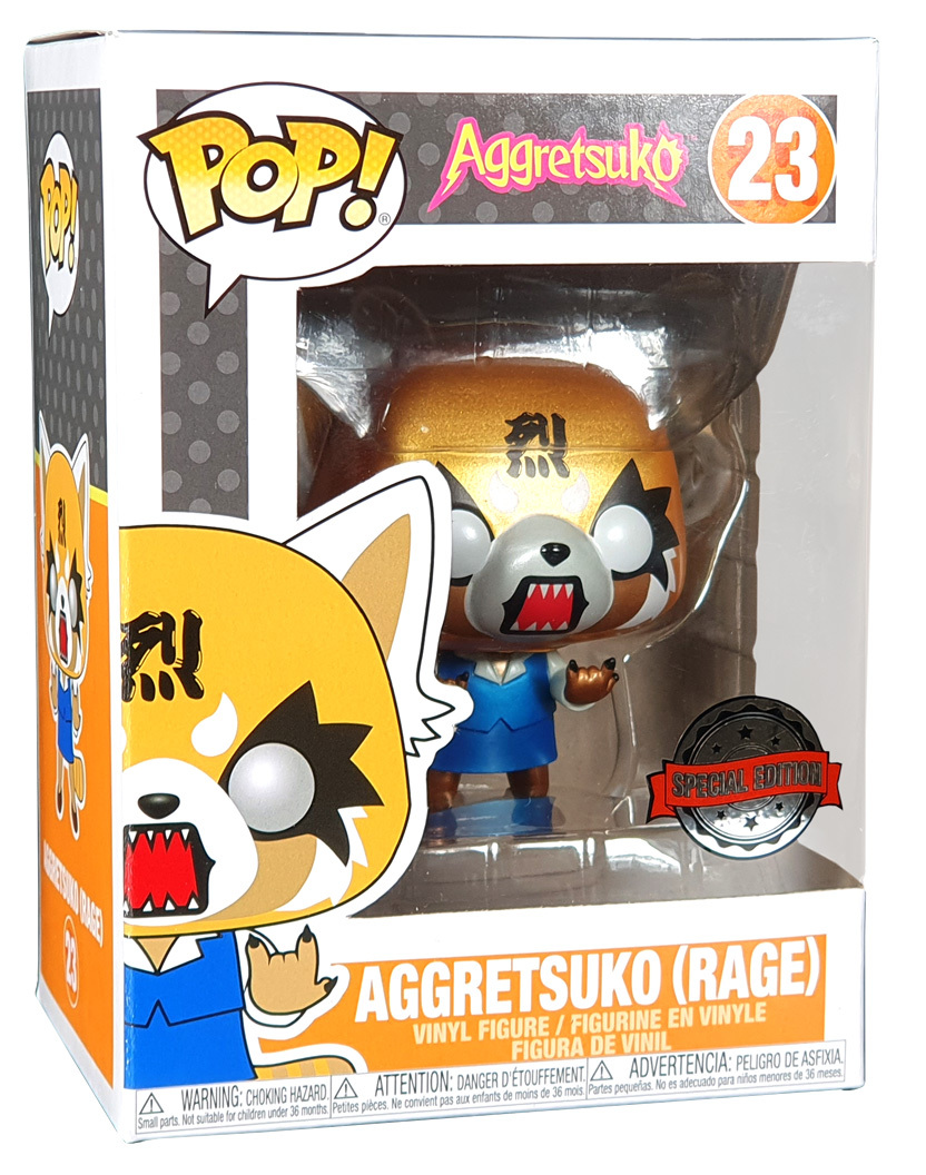 IN STOCK Sanrio Funko POP Aggretsuko: Rage Aggretsuko Figure #23