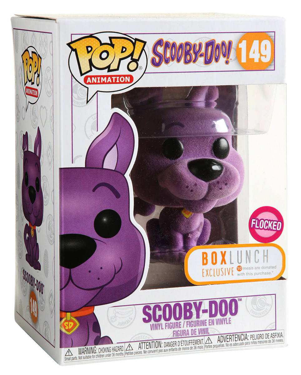 scooby doo flocked pop
