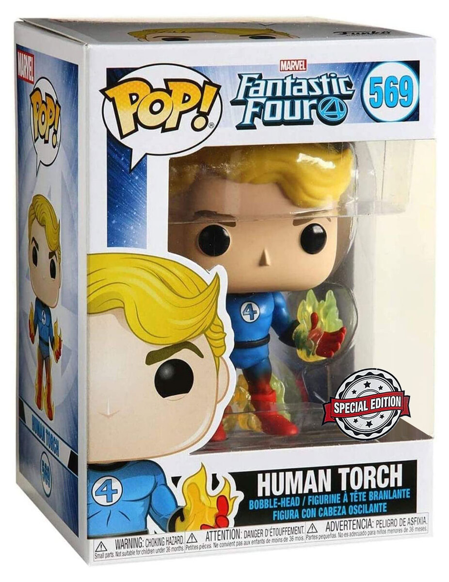 human torch funko pop