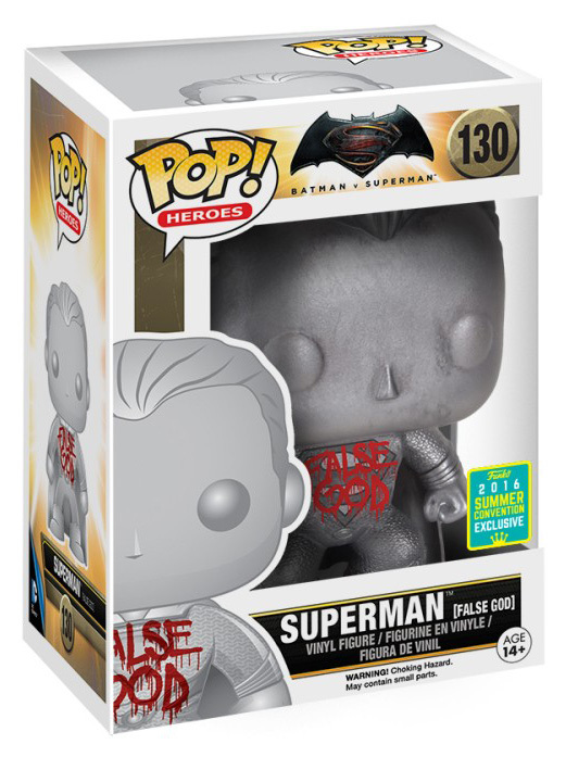superman flocked funko pop