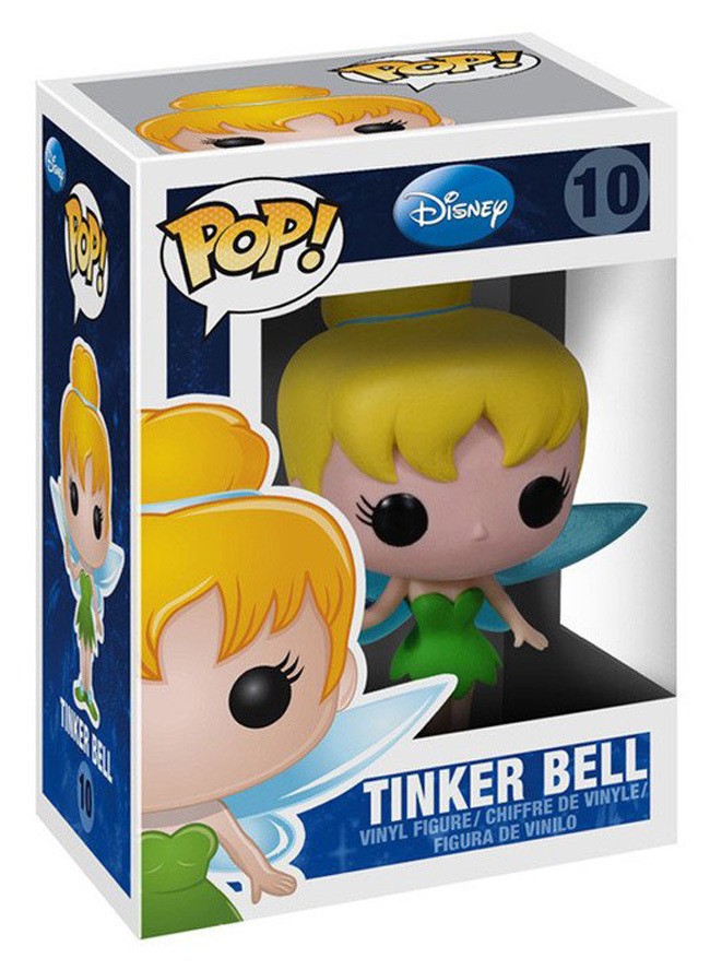 Disney Pop Funko Peter Pan Tinker Bell Pop Vinyl Figure #10 New In Box 