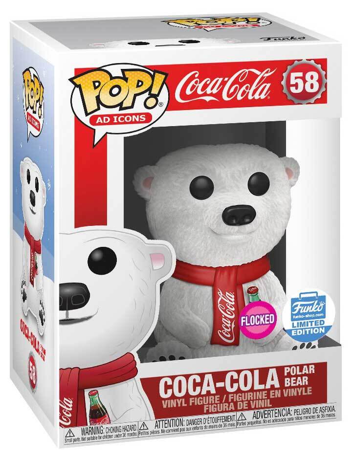 coca cola flocked funko pop