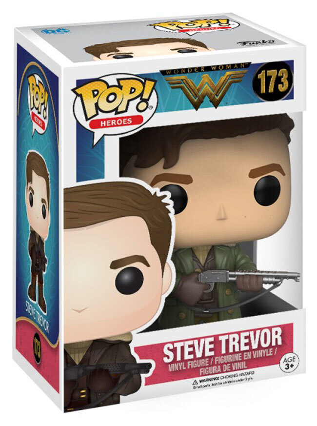 wonder woman steve trevor funko pop