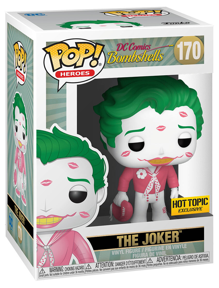 Funko POP! DC Bombshells #170 Joker With Kisses Pink (Valentines 