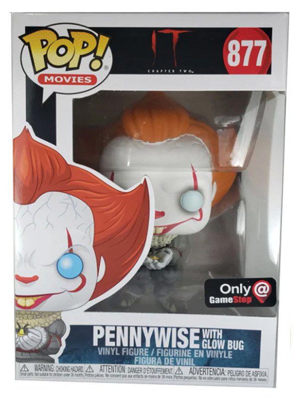 pennywise with glow bug funko pop
