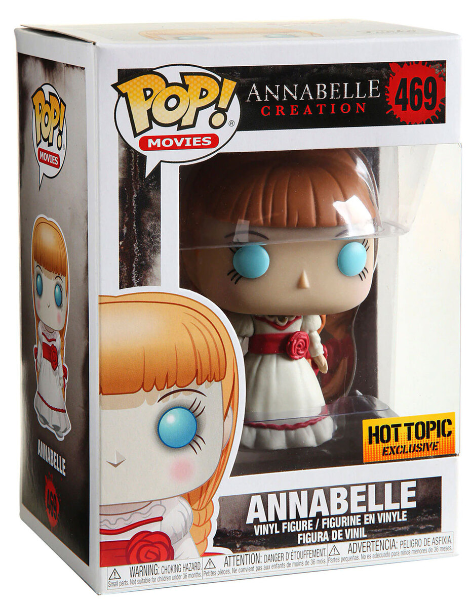 Annabelle with Blood Splatter Exclusive FUNKO POP VINYL FIGURE *RARE* 469 HORROR 