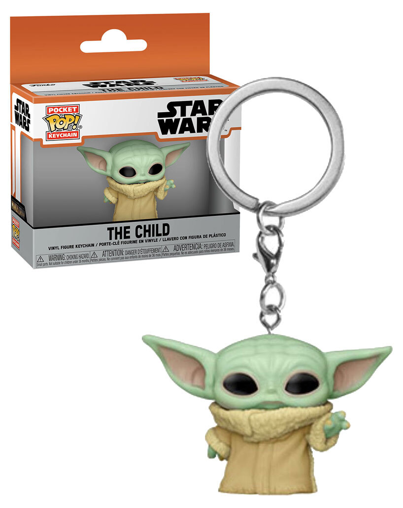 PORTE-CLE FUNKO POP KEYCHAIN STAR WARS YODA, Figurines