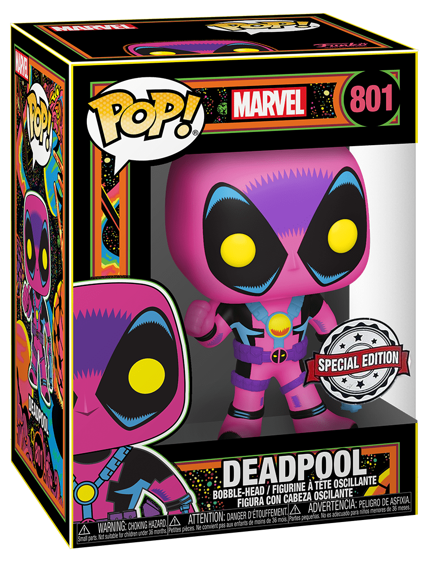 blacklight deadpool funko pop