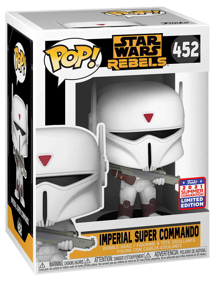 Funko POP! Star Wars Rebels 452 Imperial Super Commando 2021 FunKon
