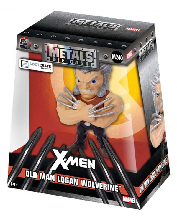 Loot Crate Marvel X-men Old Man Logan Wolverine 100 Die Cast M240 for sale online 
