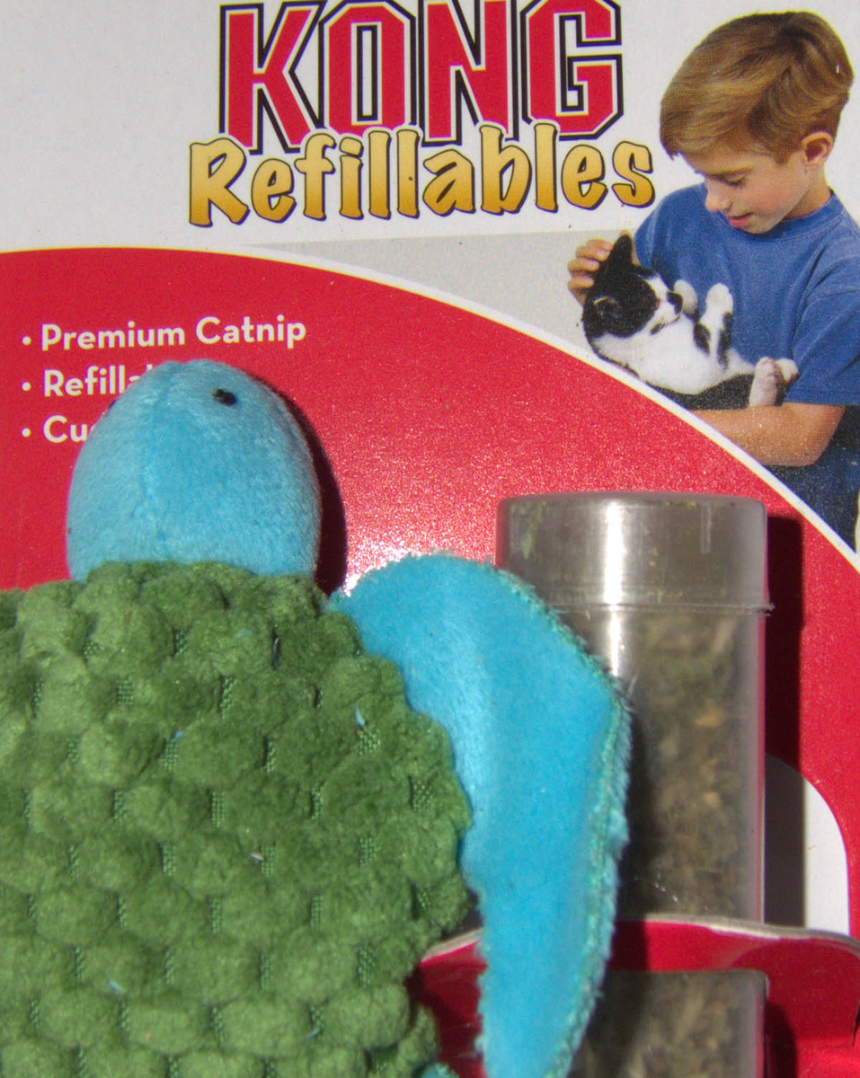 kong refillable catnip toys
