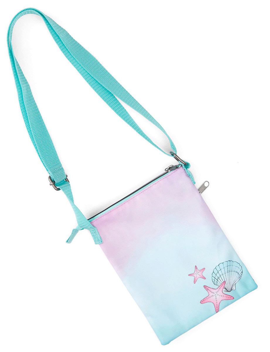 Disney The Little Mermaid Pink And Mint Passport Crossbody Bag by ...