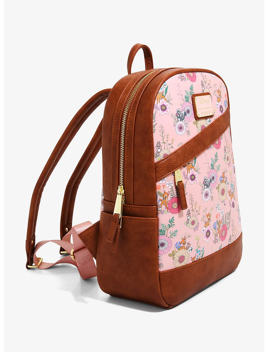 Disney Bambi Cast Floral Mini Backpack by Loungefly - New, With Tags