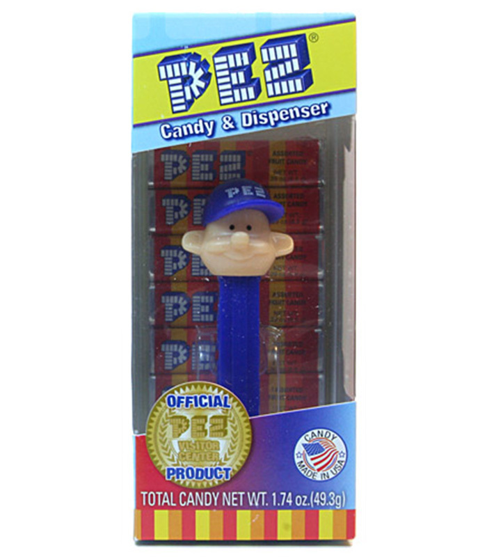 PEZ  PEZ Boy Visitor Center Edition with 6 packs of PEZ Candy. 