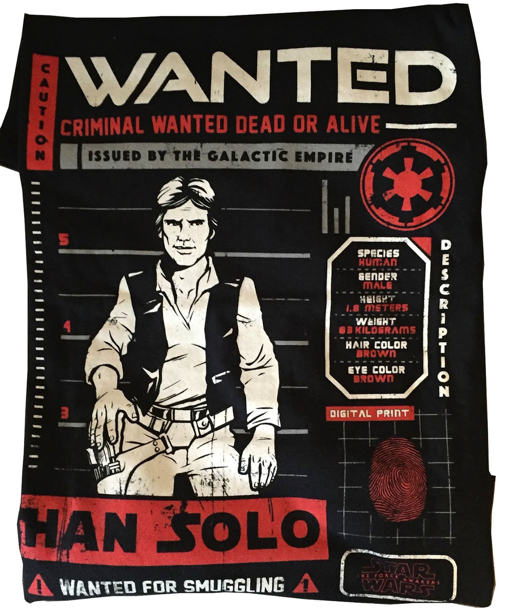Ponda Wanted T-Shirt Size 2XXL Details about   Smugglers Bounty Exclusive POP Star Wars Cantina 