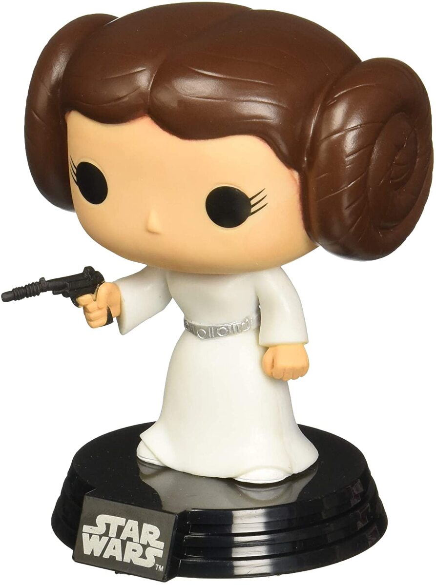 funko pop han solo and princess leia