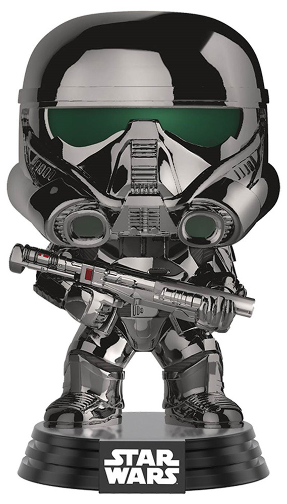 Star Wars EXC Chrome Imperial Death Trooper #154 Exclusive Figure NEW FUNKO POP 