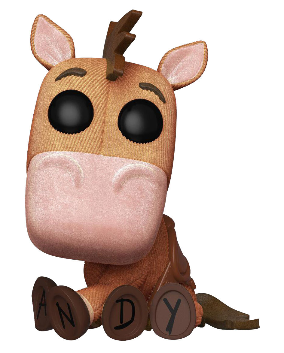 toy story bullseye flocked funko pop