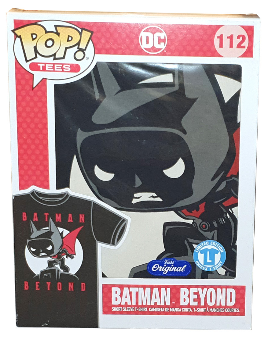 New Funko POP Tees #112 DC Batman Beyond Unisex T-Shirt Small S Free Shipping 