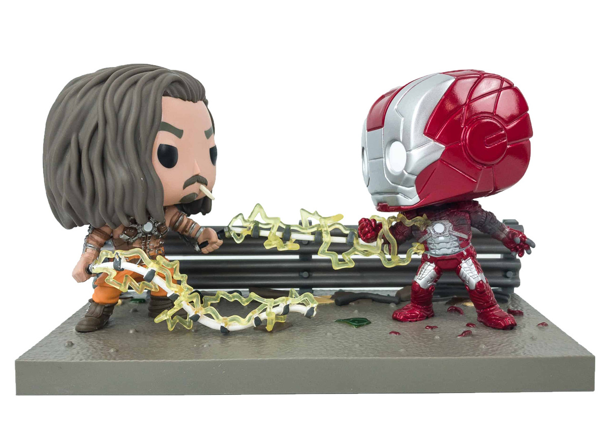 saltar Rocío esconder Funko POP! Movie Moments Marvel First Ten Years #361 Whiplash Vs Iron Man  Collector Corps Exclusive