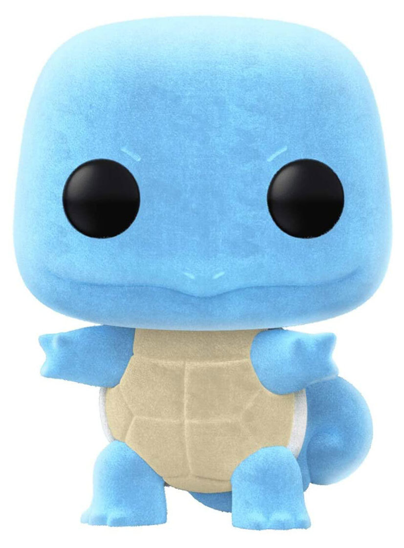 flocked pikachu and squirtle gamestop