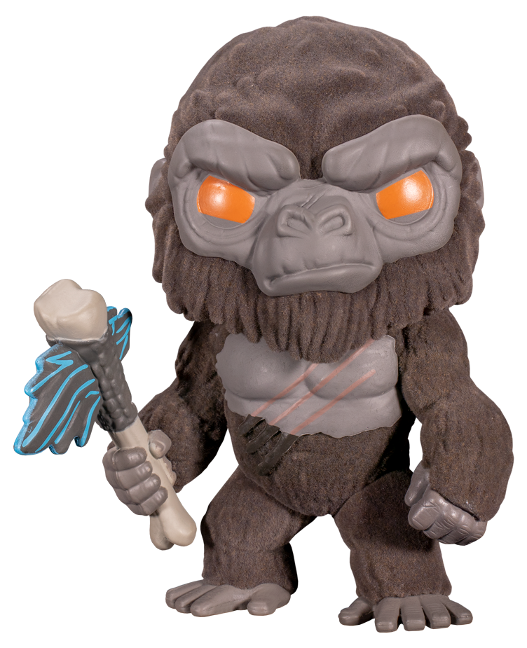 flocked kong with battle axe
