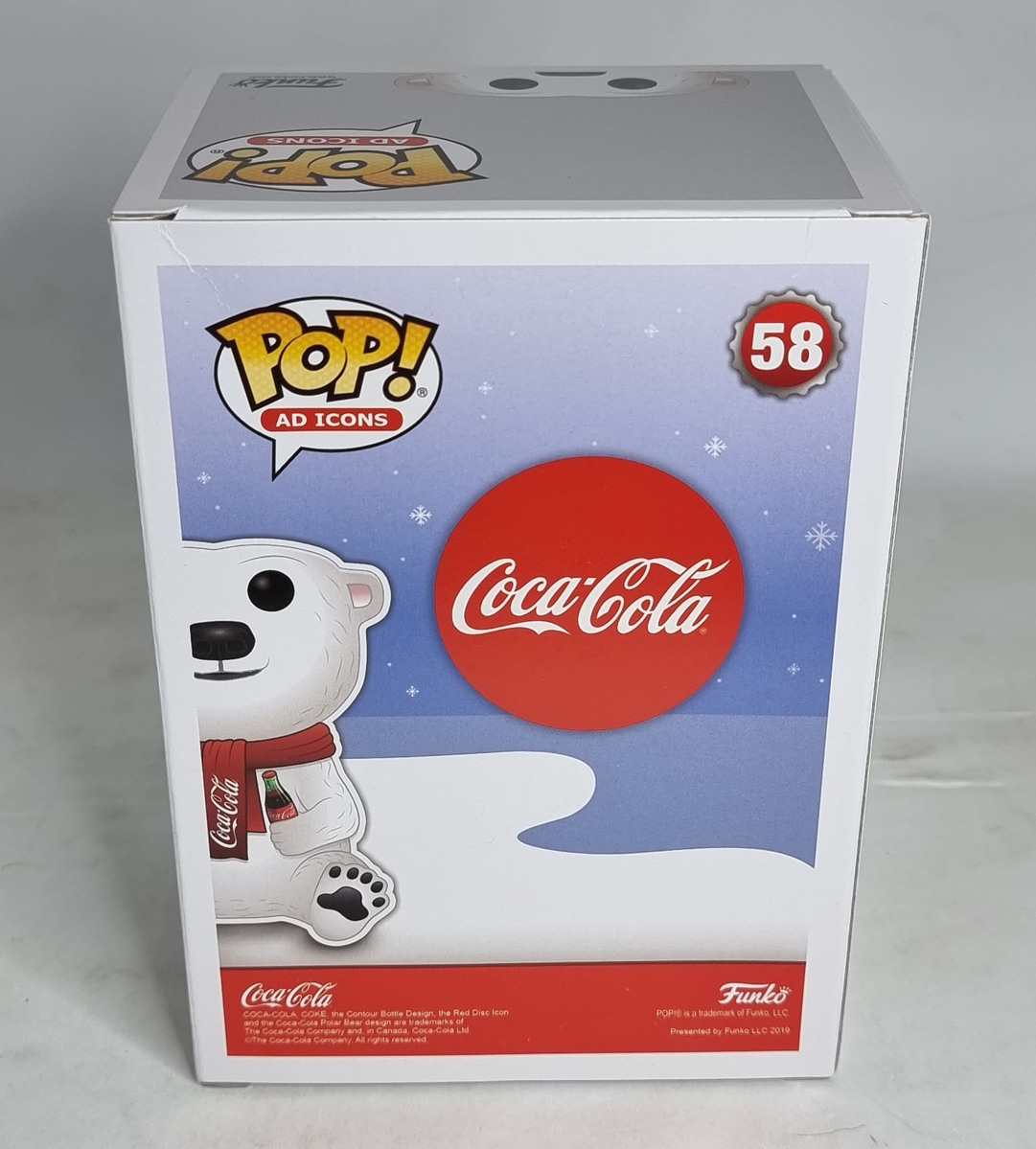 Funko Pop! Ad Icons Coca Cola Polar Bear Funko Shop Limited Editon 10 inch  Figure #59 - US