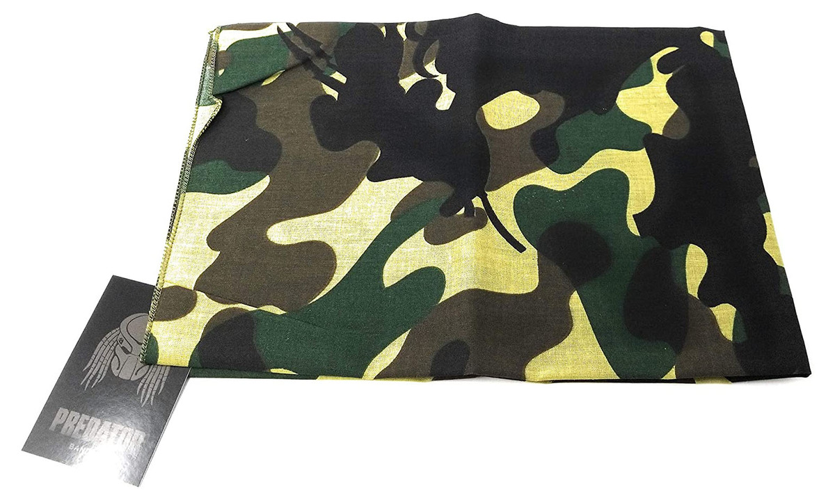 Predator Camouflage Cotton Bandana by Loot Crate - New, With Tags