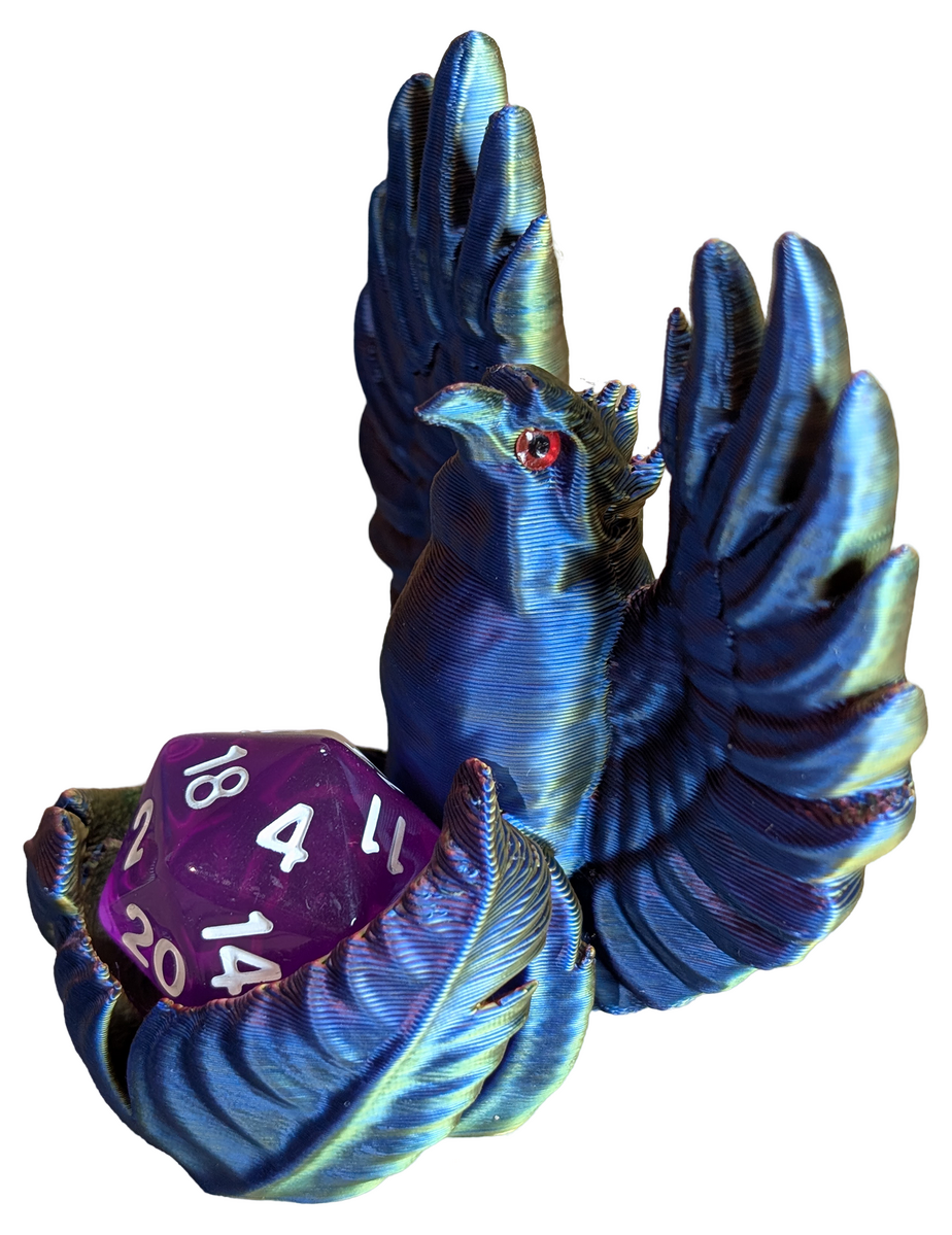 Supportive Solutions Phoenix Guardian Dice Holder - Colour Choice - New Handmade - Picture 23 of 30
