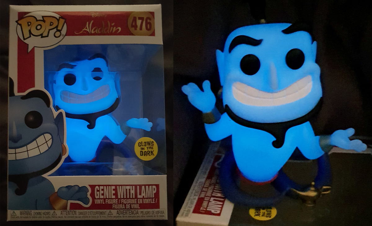 glow in the dark genie funko pop