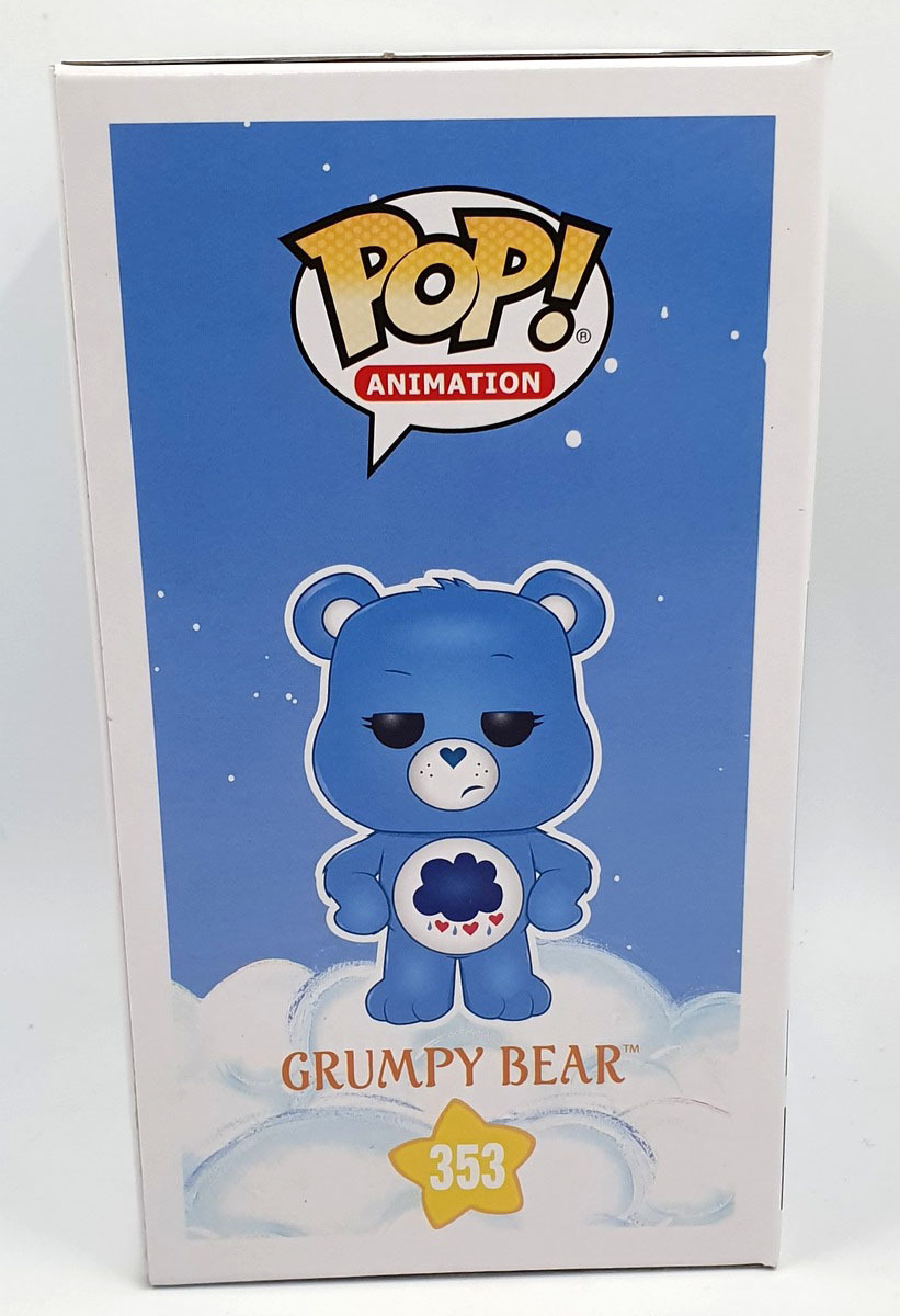 grumpy bear funko pop flocked