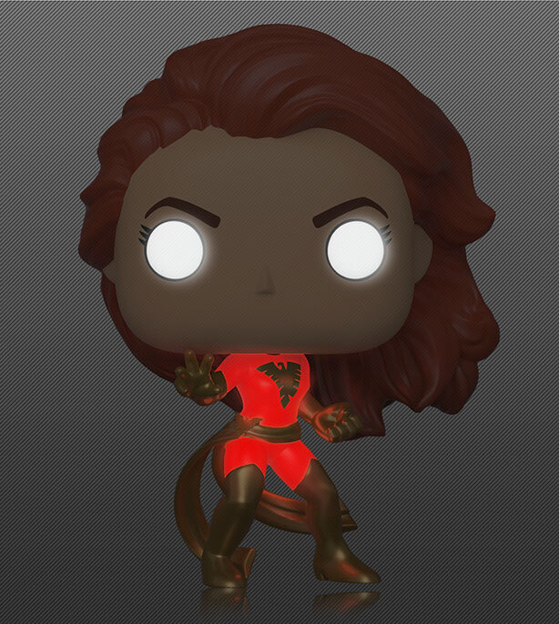dark phoenix glow in the dark pop
