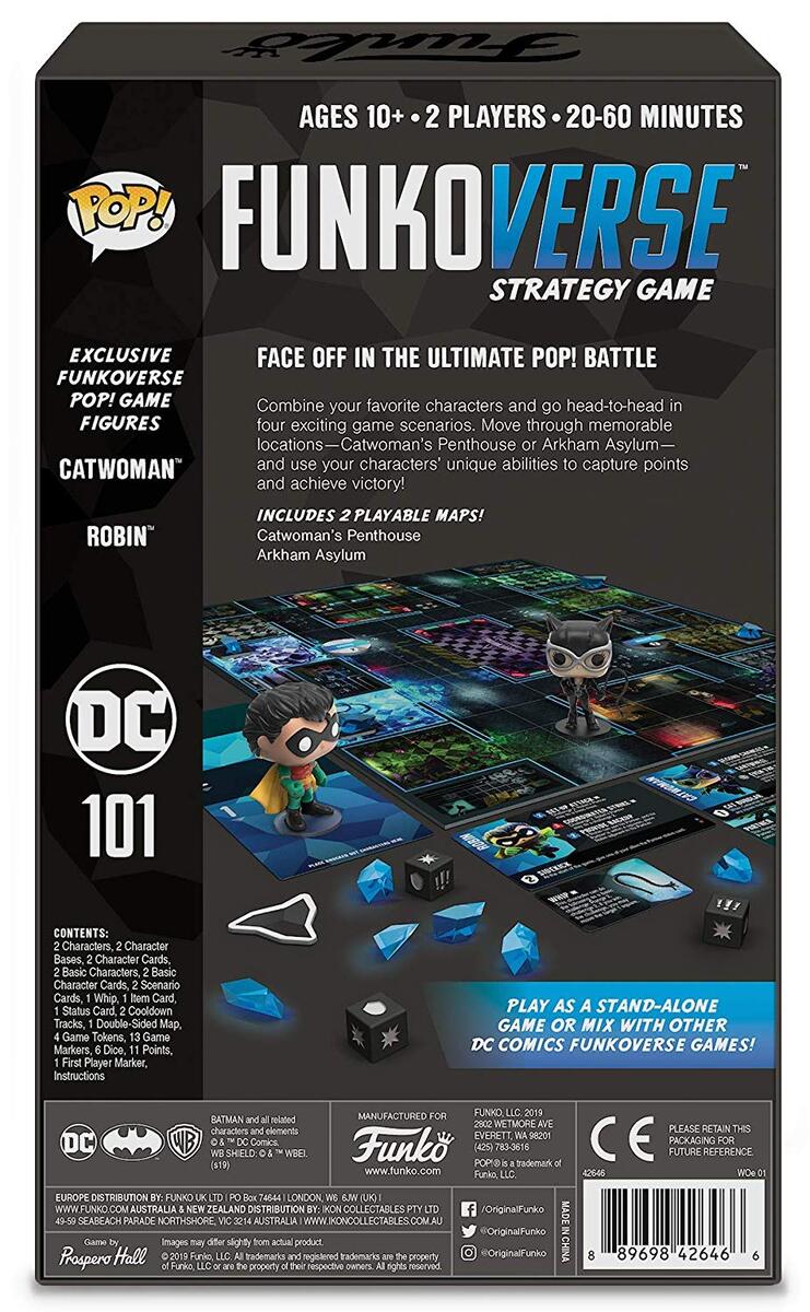 Funkoverse Strategy Game: Dc Comics 2pk Spanish - Funko Pop 2019, Toy NUEVO 