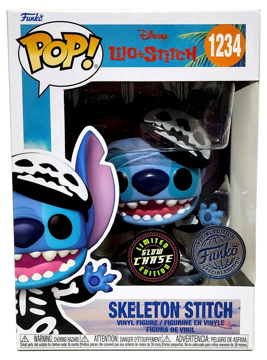 Funko Pop! Lilo & Stitch - Skeleton Stitch #1234 - Chase Chance