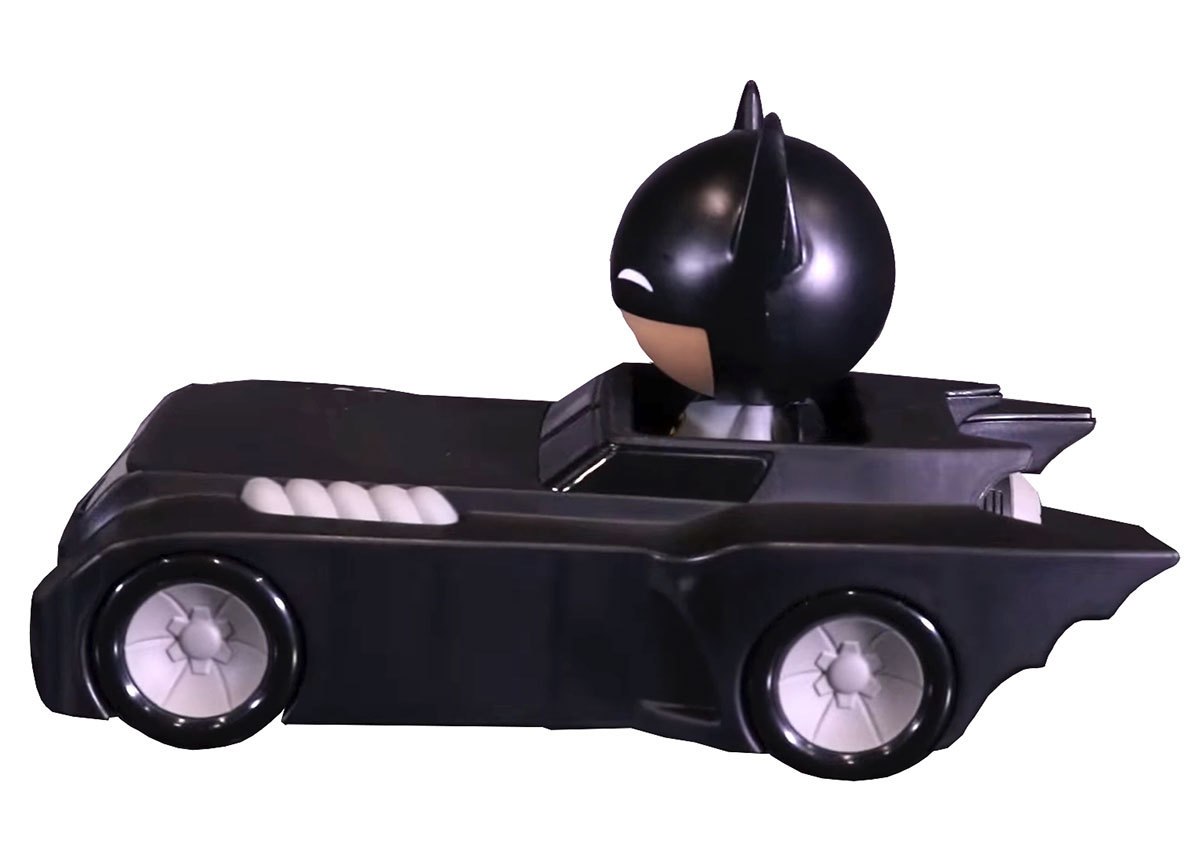 batman with batmobile dorbz