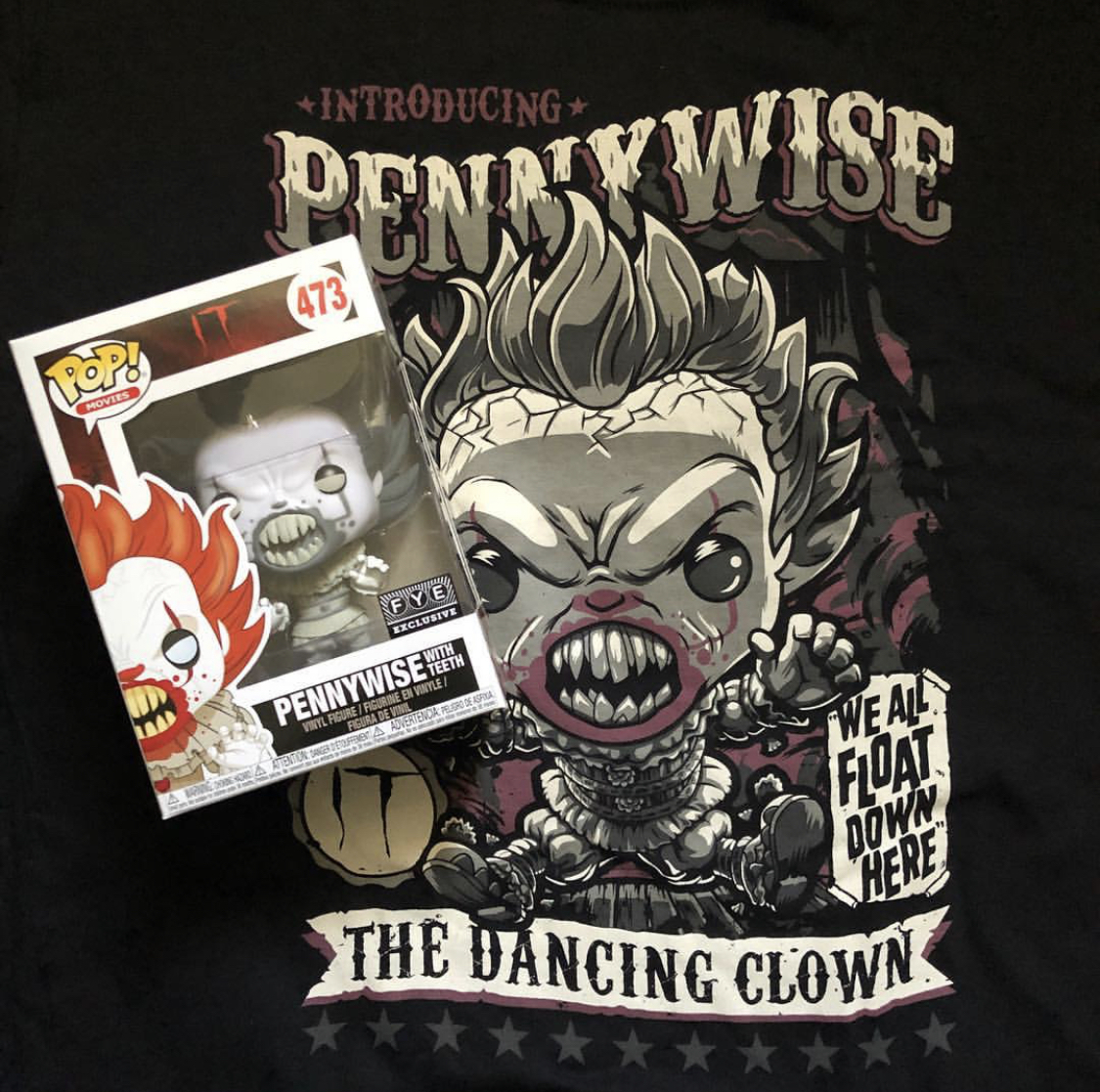 pennywise funko pop shirt