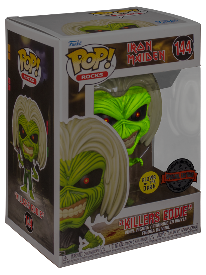 Funko POP! Rocks Iron Maiden #144 Killers Eddie (Glows In The Dark