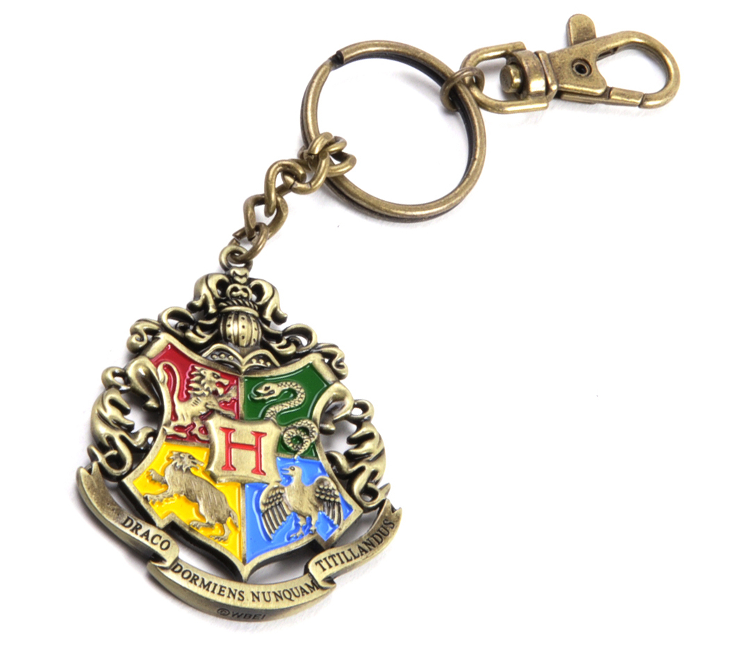 Harry Potter Hogwarts Keychain Diecast High Quality - New Mint Cond Keyring
