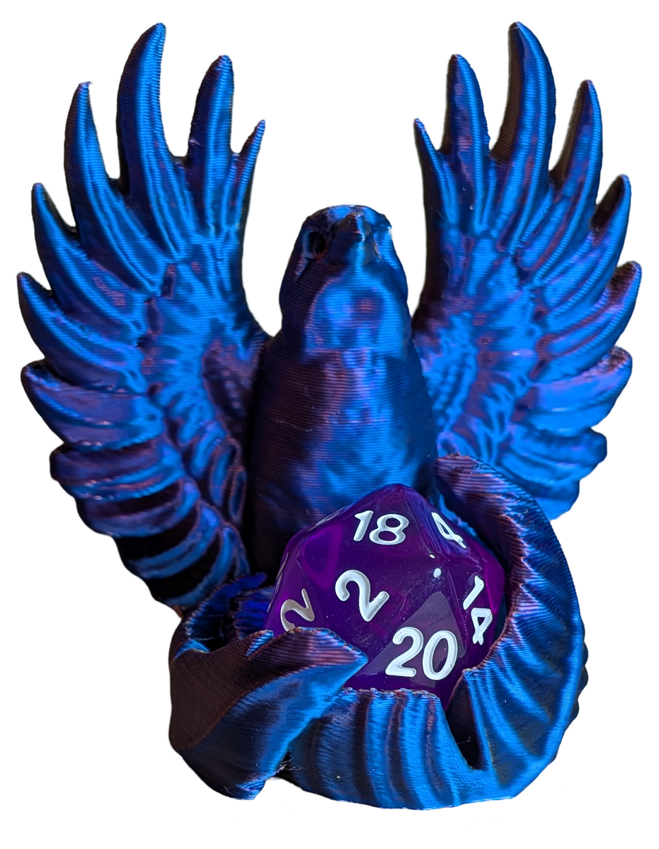 Supportive Solutions Phoenix Guardian Dice Holder - Colour Choice - New Handmade - Picture 25 of 30