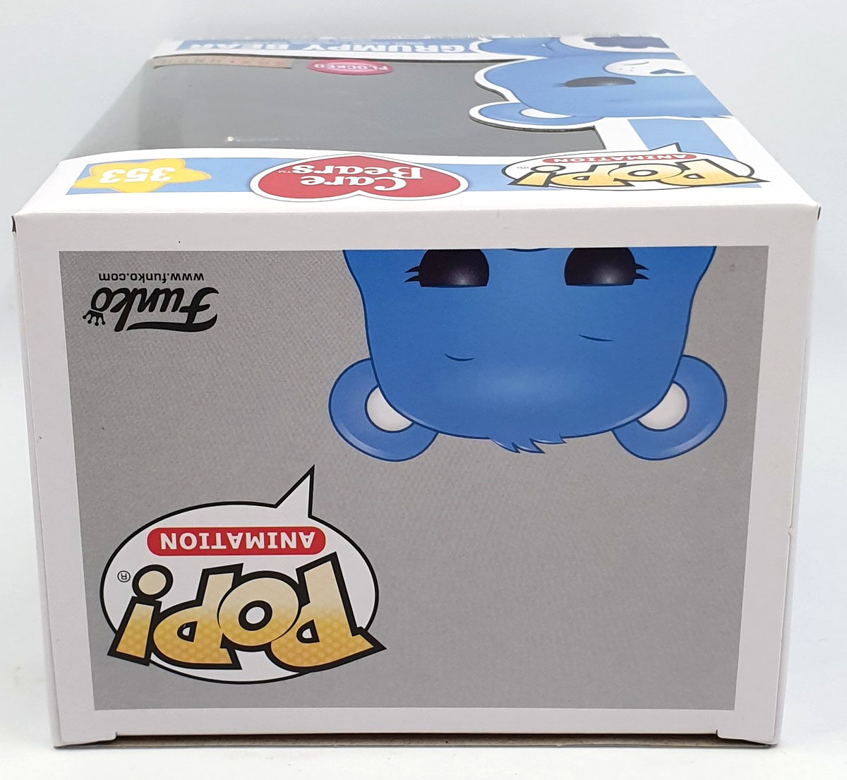 grumpy bear funko pop flocked