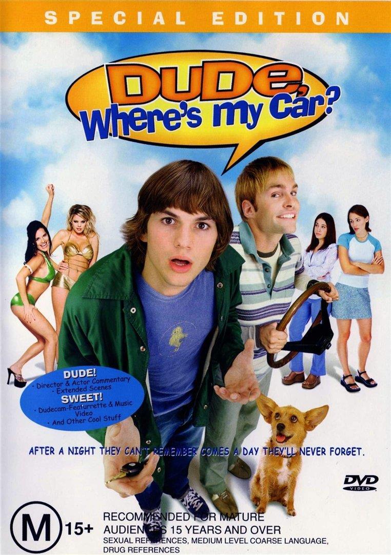 Dude Wheres My Car Dvd 2005 R4 Australia As New Condition Ashton 