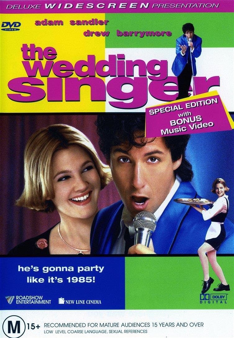 The Wedding Singer (DVD, 1998) Brand New Adam Sandler Drew